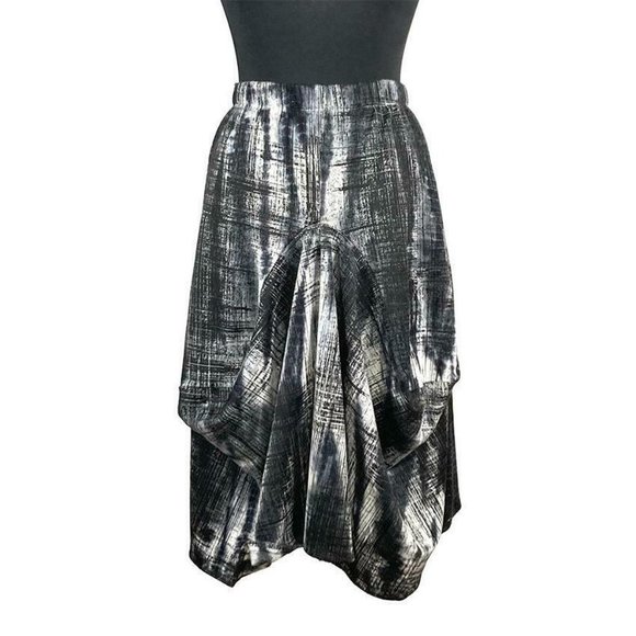 Chalet Dresses & Skirts - Chalet XL Blue Gray Graphic Midi Skirt ~Boutique~
